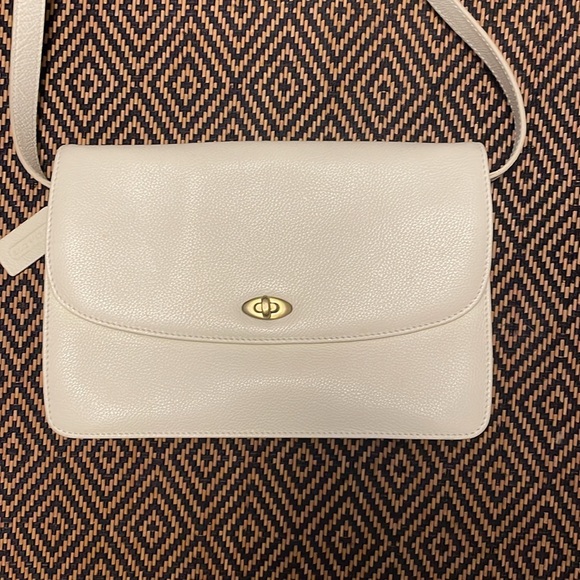 Vintage Coach ROYALTON BAG IVORY 4403 -from the Madison collection-made in Italy - Picture 2 of 16